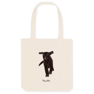 Puppy tote bag