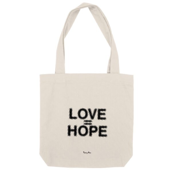 LOVE=HOPE tote bag