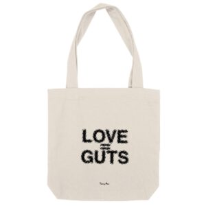 LOVE=GUTS tote bag