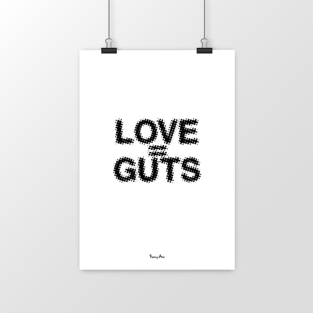 LOVE=GUTS poster