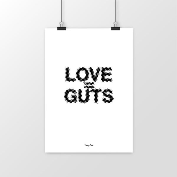 LOVE=GUTS poster